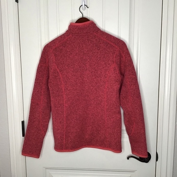 Patagonia Better Sweater 1/4 Zip Fleece Pullover in Pink Size Medium. - Picture 6 of 11